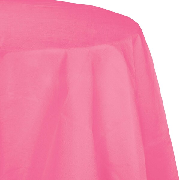Touch Of Color Candy Pink Octy Round Tablecloth, 82", 12PK 923042 - main